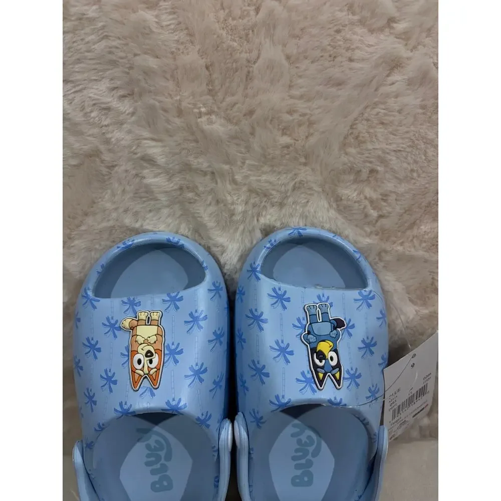 Bluey Toddler Clogs Sandals Size 9T Blue Bingo NWT Slip On Shoes